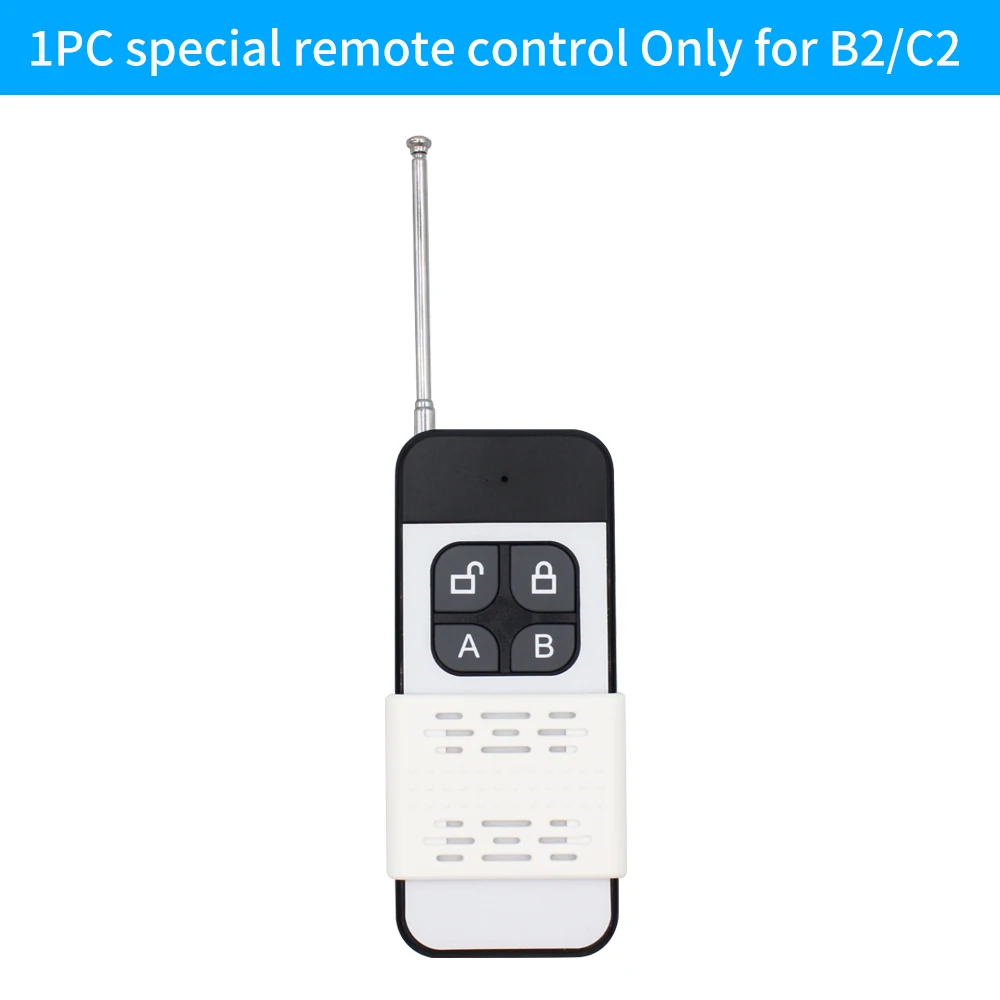 315MHz DC12V Wireless Remote Control Special for Glass Door Smart Lock B12 C2 Door Release Opener Transmitters Access Remote Key
315MHz DC12V Wireless Remote Control Special for Glass Door Smart Lock B12 C2 Door Release Opener Transmitters Access Remote Key