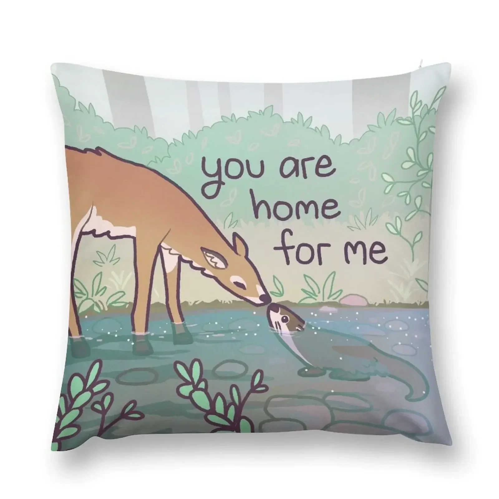You Are Home For Me Loving Deer and Otter Throw Pillow Pillow Cases Christmas Throw Pillows Covers pillow
You Are Home For Me Loving Deer and Otter Throw Pillow Pillow Cases Christmas Throw Pillows Covers pillow