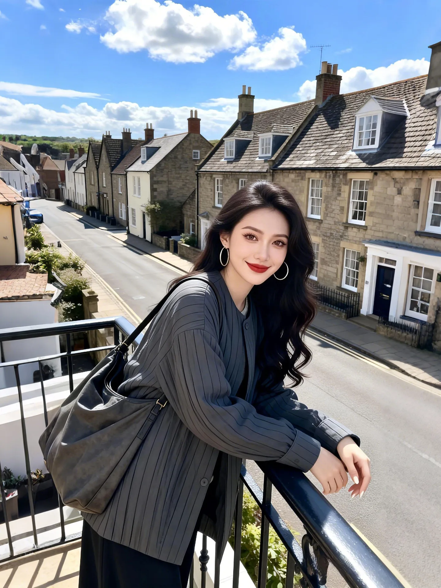 Elegant round Neck Casual Jacket Women's Premium Design Mid-Length Spring Autumn Fashionable Button-Up Ladies' Top
Elegant round Neck Casual Jacket Women's Premium Design Mid-Length Spring Autumn Fashionable Button-Up Ladies' Top