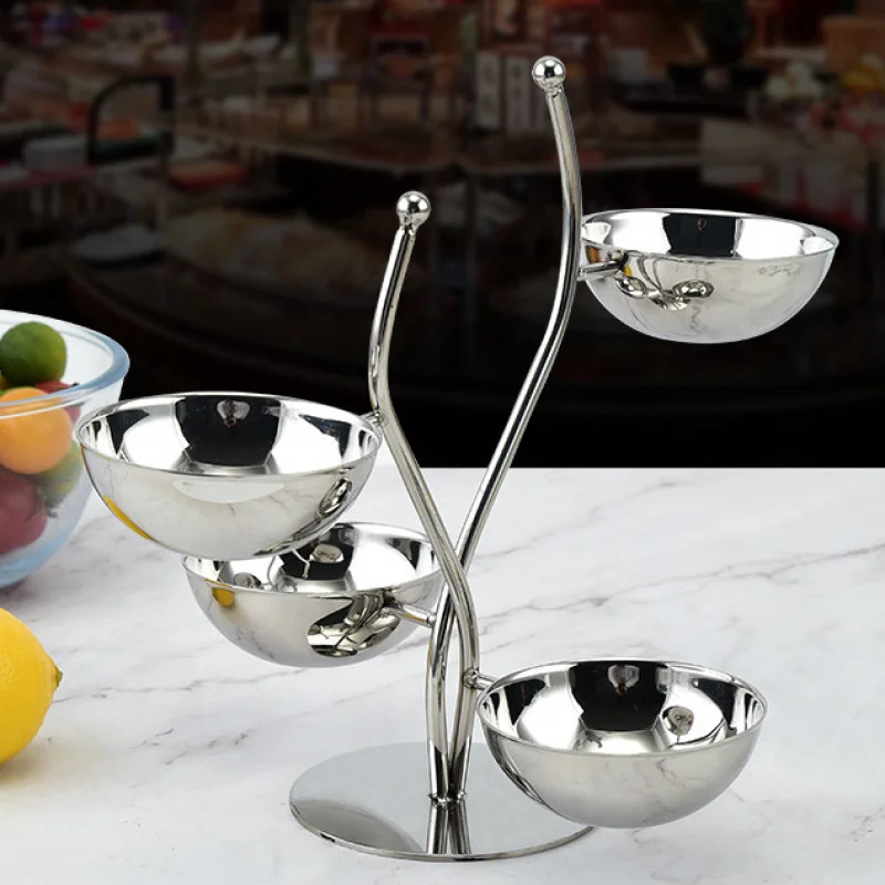 KTVMulti-Layer Stainless Steel Snack Rack Hotel Fruit Plate Snack Dish Creative Fruit Tray Multi-Purpose Stainless Steel Sauce D
KTVMulti-Layer Stainless Steel Snack Rack Hotel Fruit Plate Snack Dish Creative Fruit Tray Multi-Purpose Stainless Steel Sauce D