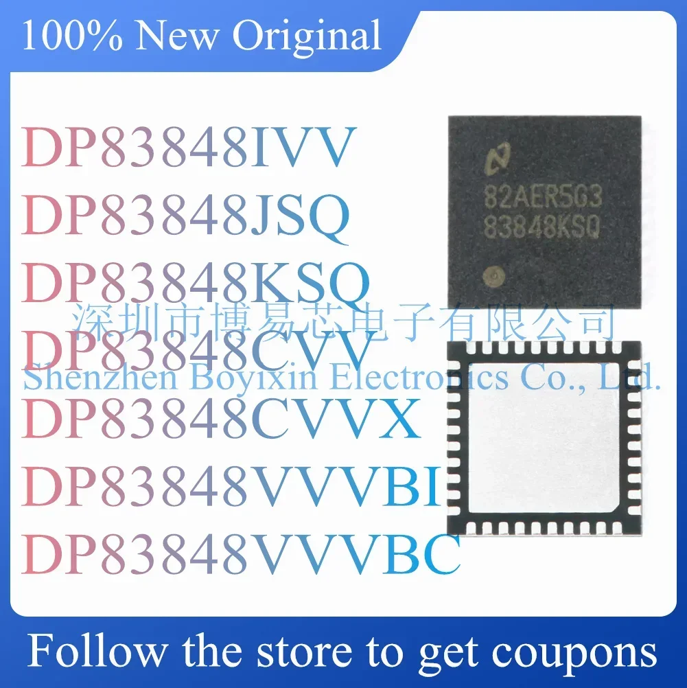 NEW DP83848IVV DP83848JSQ DP83848KSQ DP83848CVV DP83848CVVX DP83848VVVBI DP83848VVVBC
NEW DP83848IVV DP83848JSQ DP83848KSQ DP83848CVV DP83848CVVX DP83848VVVBI DP83848VVVBC