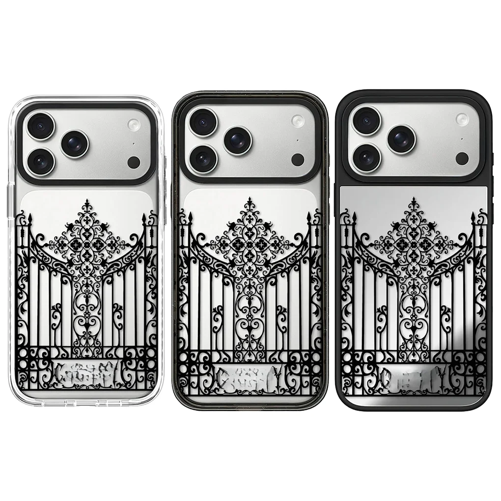 Gothic Fence Mirror / Acrylic Magnetic Case: Compatible with IPhone 17 16 15 14 13 12 Pro Max 17 Air
Gothic Fence Mirror / Acrylic Magnetic Case: Compatible with IPhone 17 16 15 14 13 12 Pro Max 17 Air