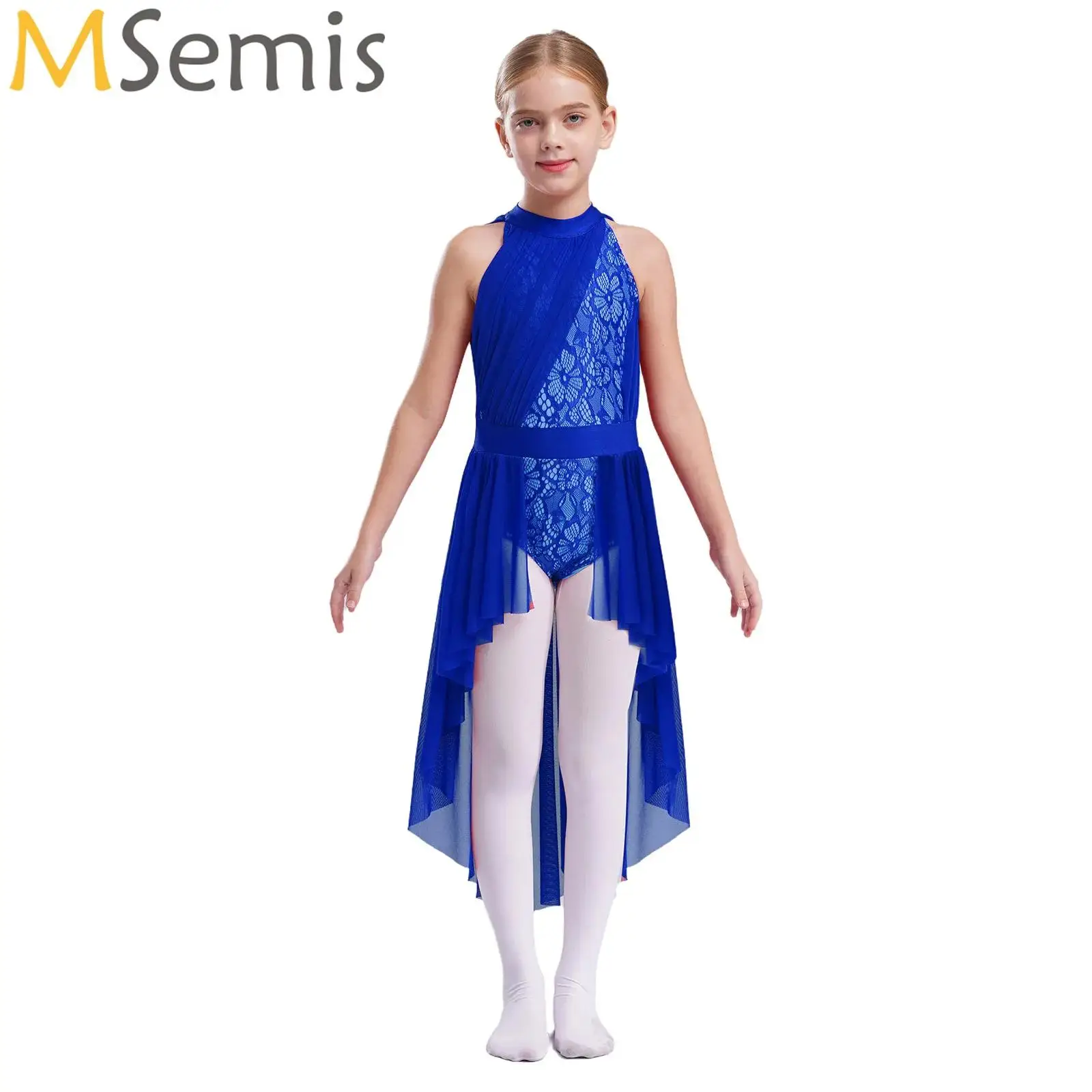 Girls Lace Modern Lyrical Dance Dress Kids Ballet Gymnastics Overlay Skirted Leotard Bodysuit Figure Skating Performance Costume
Girls Lace Modern Lyrical Dance Dress Kids Ballet Gymnastics Overlay Skirted Leotard Bodysuit Figure Skating Performance Costume