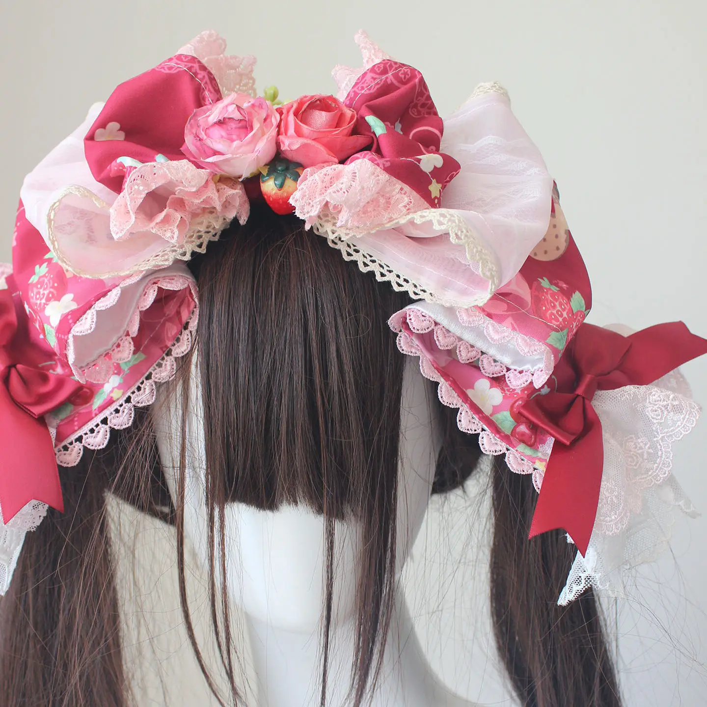 Strawberry Cake Princess New Color Handmade Headdress Lolita Small Objects Styled KC Headband Antique Doll Hair Accessories
Strawberry Cake Princess New Color Handmade Headdress Lolita Small Objects Styled KC Headband Antique Doll Hair Accessories