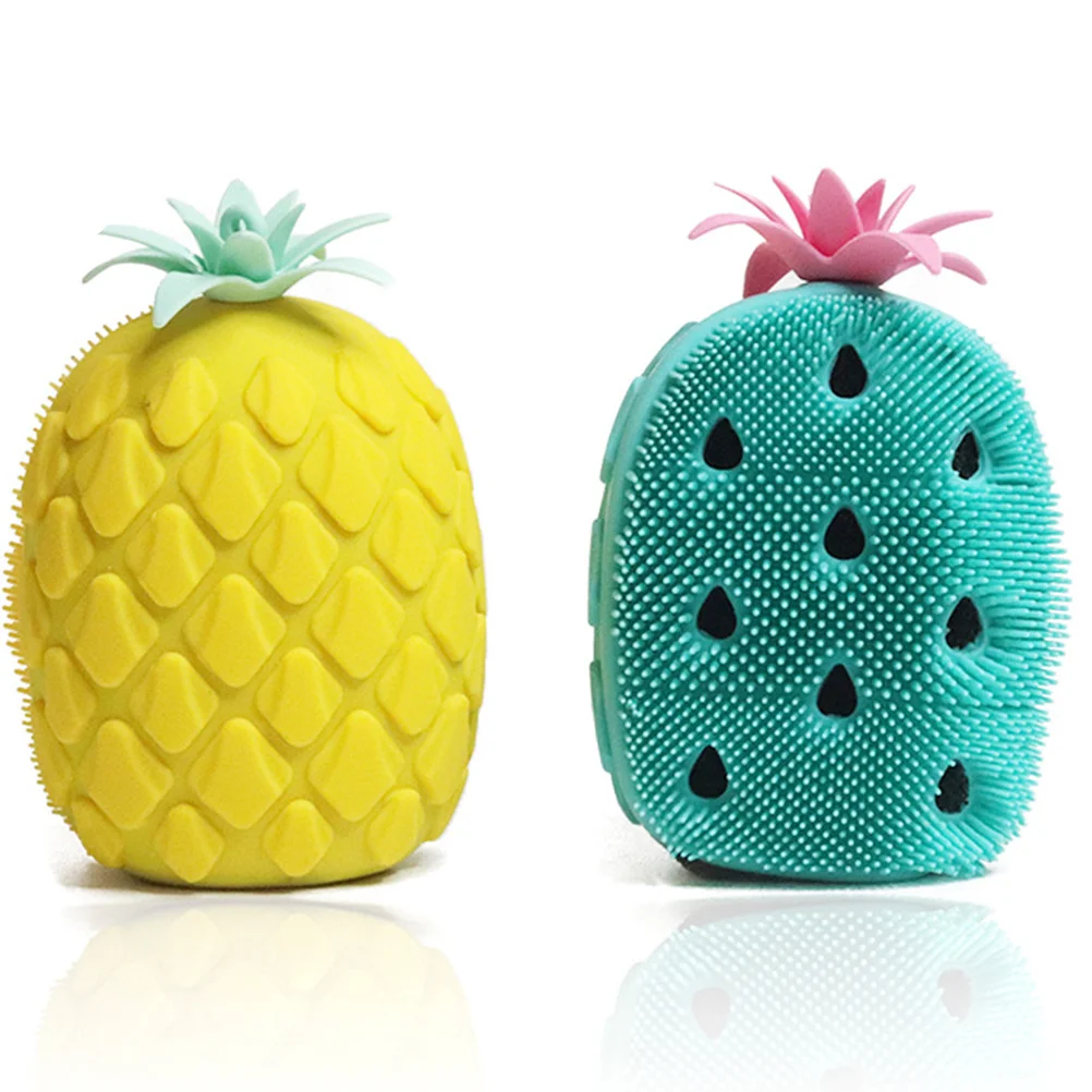 Silicone Bath Brush 1 Bag Pineapple Shape Body Shower Scrubber Exfoliating Back Massage Tool For Face Body Washing Durable
Silicone Bath Brush 1 Bag Pineapple Shape Body Shower Scrubber Exfoliating Back Massage Tool For Face Body Washing Durable