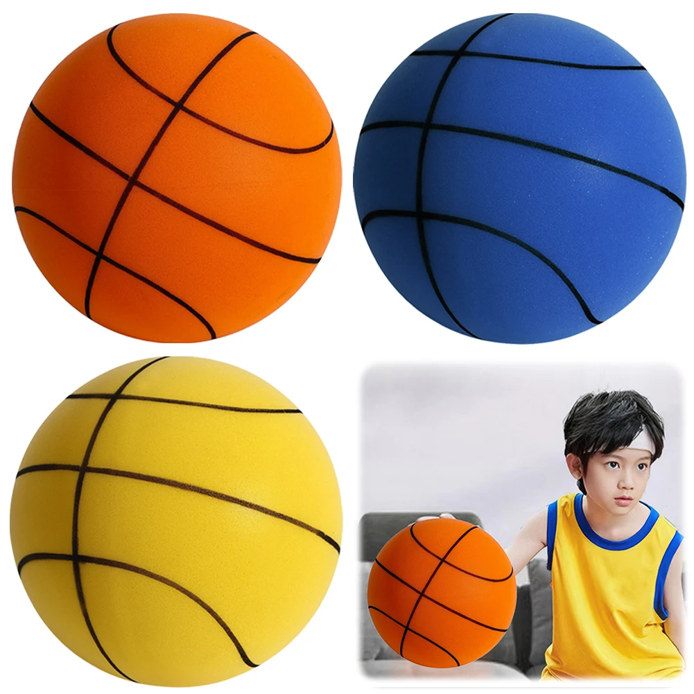 18cm Silent Basketball High-Resilience Dribbling Basketball No Noise Basketball Indoor Sports
18cm Silent Basketball High-Resilience Dribbling Basketball No Noise Basketball Indoor Sports