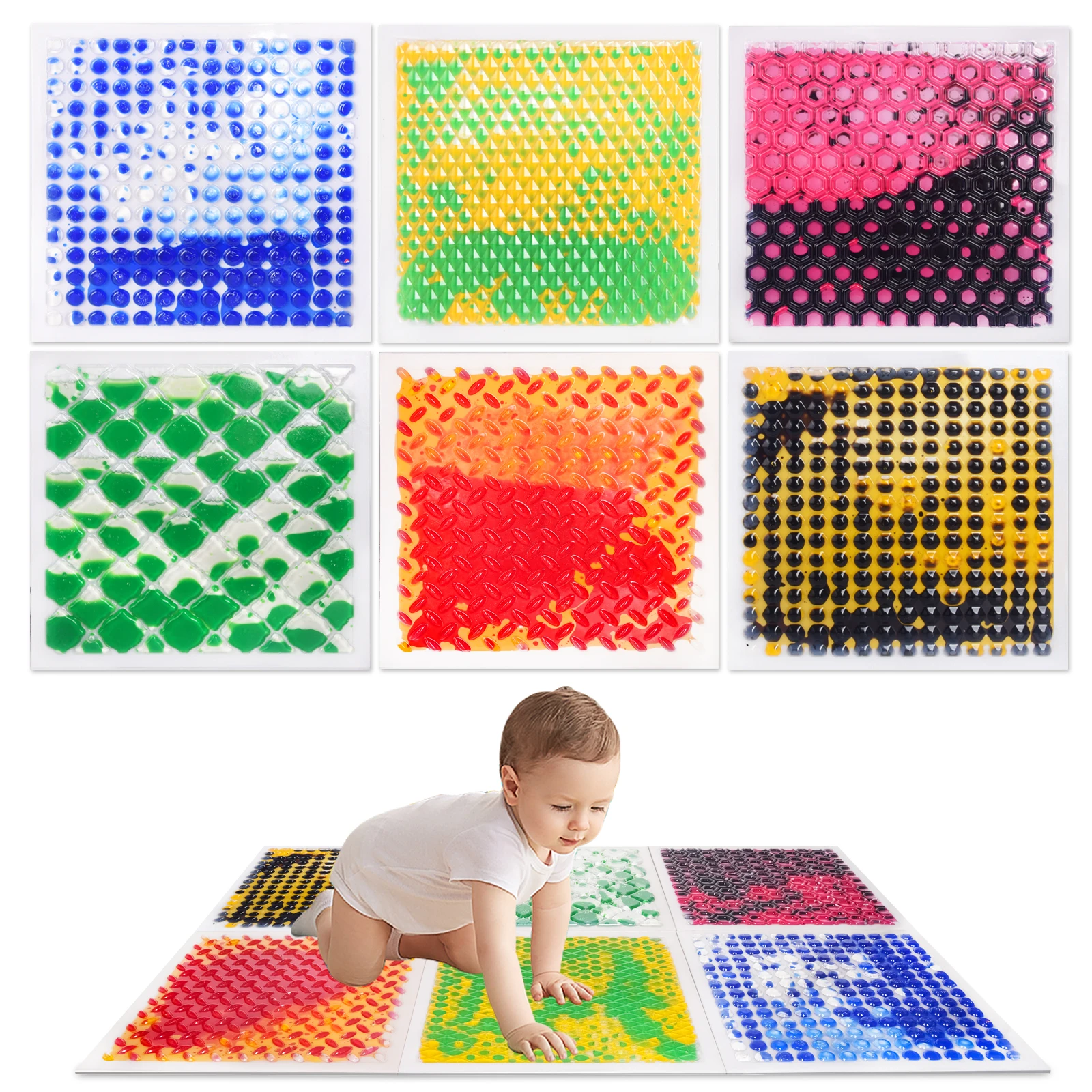 Baby's goodie liquid - textured crawling mat, wear - resistant, durable, easy to clean, waterproof and anti - slip.
Baby's goodie liquid - textured crawling mat, wear - resistant, durable, easy to clean, waterproof and anti - slip.
