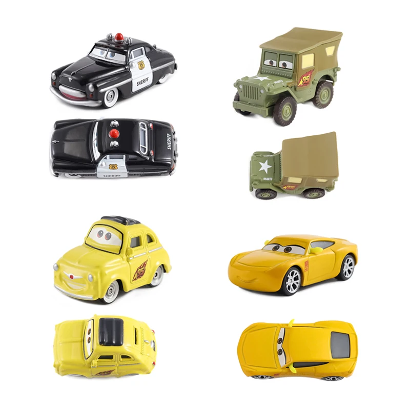 Disney Pixar Car Lightning McQueen mini Dr. Damage Arvy Mater Sarge Sherlff Luigi Alloy Diecast Car Toy Children's Birthday Gift
Disney Pixar Car Lightning McQueen mini Dr. Damage Arvy Mater Sarge Sherlff Luigi Alloy Diecast Car Toy Children's Birthday Gift