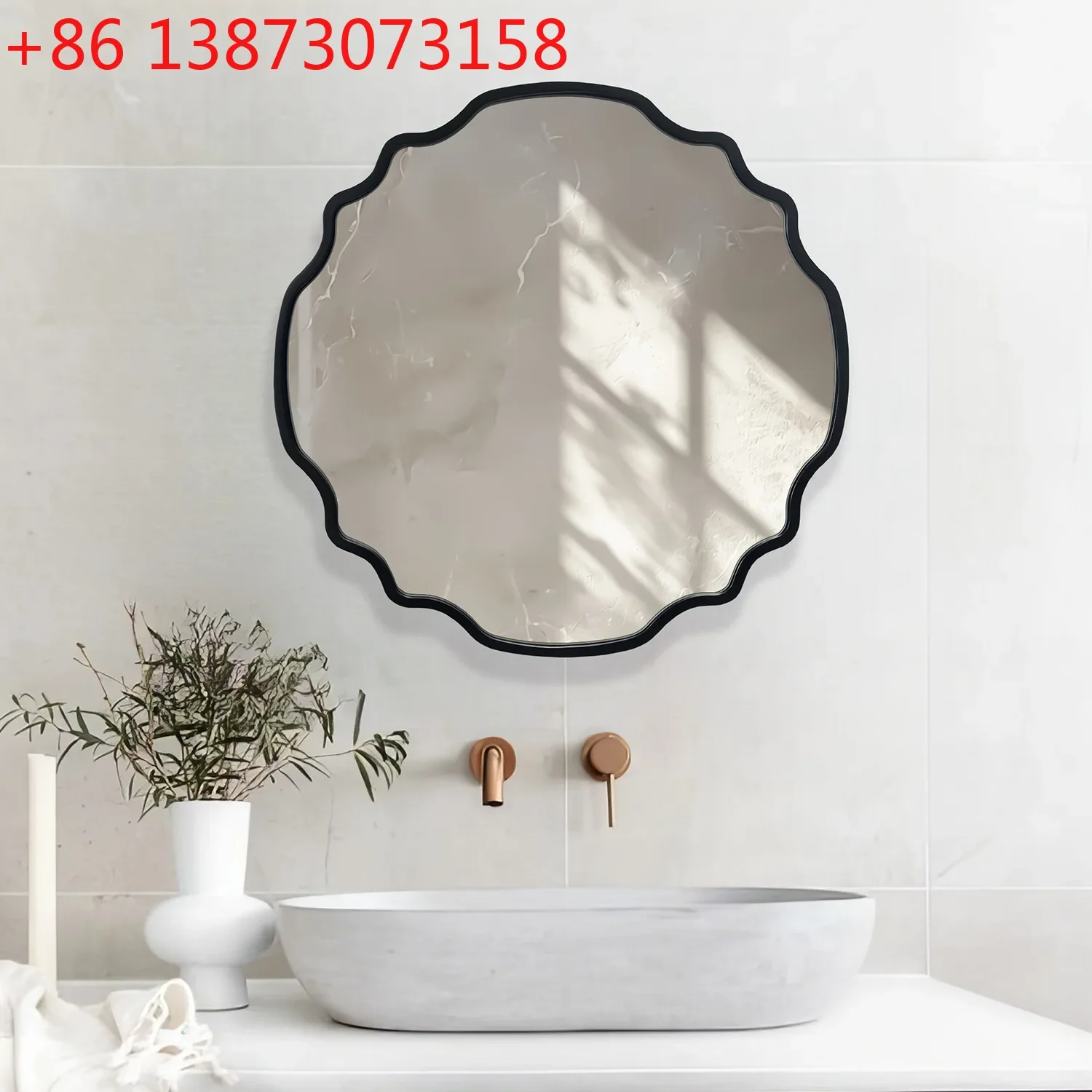 LED bathroom mirror American retro bathroom mirror Washing vanity mirror
LED bathroom mirror American retro bathroom mirror Washing vanity mirror