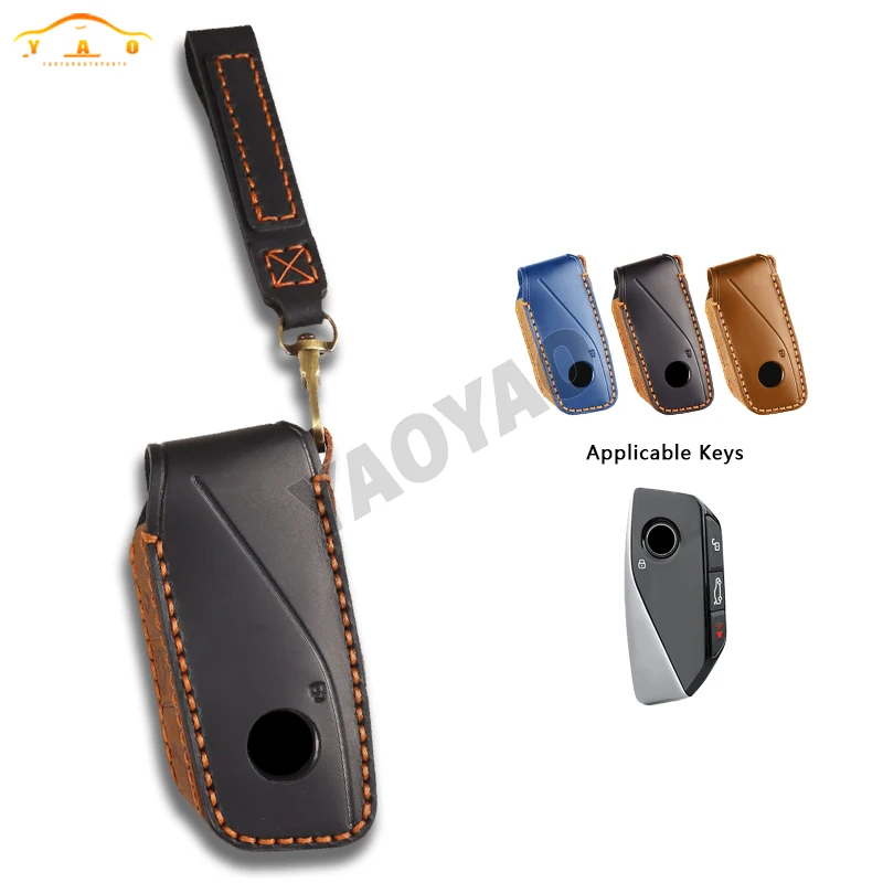 Genuine Leather Remote Key Case Cover Key Bag For BMW 7 Series i7 X7 G07 iX XM Key Protect Accessories
Genuine Leather Remote Key Case Cover Key Bag For BMW 7 Series i7 X7 G07 iX XM Key Protect Accessories