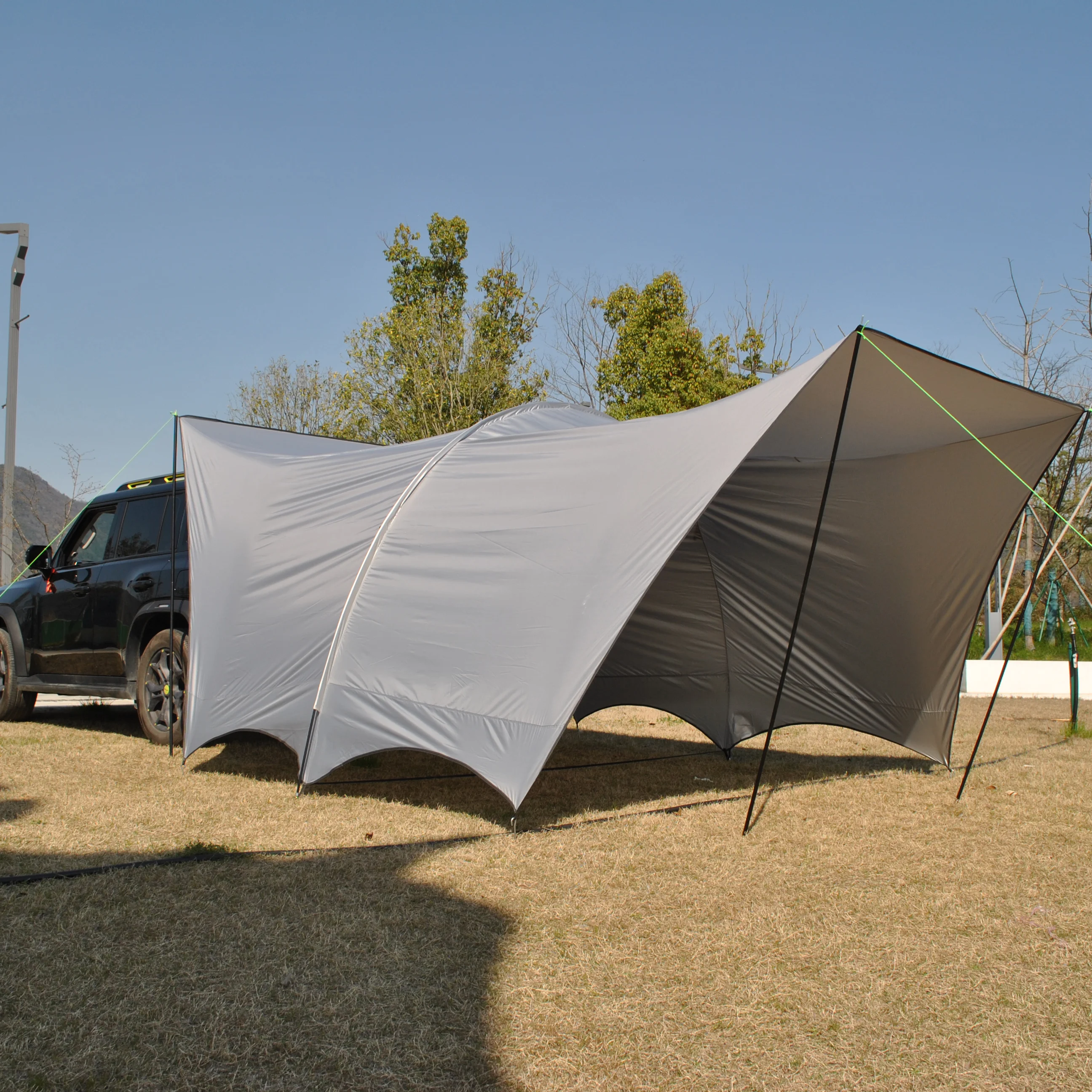 Camping Tarp 6 Person Car Awning Blackout Waterproof Hammock Rain Fly Sun Shade Rain Protection Canopy for Outdoor Beach Picnic
Camping Tarp 6 Person Car Awning Blackout Waterproof Hammock Rain Fly Sun Shade Rain Protection Canopy for Outdoor Beach Picnic