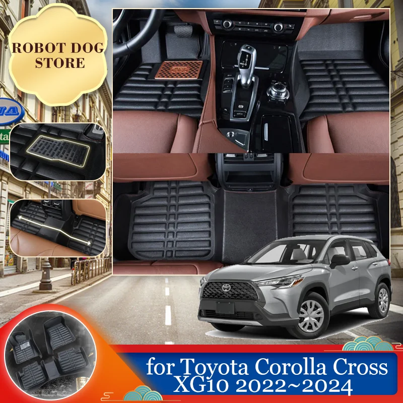 Car Leather Floor Mat for Toyota Corolla Cross XG10 2022~2024 Waterproof Foot Interior Liner Tray Carpet Pad Custom Accessories
Car Leather Floor Mat for Toyota Corolla Cross XG10 2022~2024 Waterproof Foot Interior Liner Tray Carpet Pad Custom Accessories