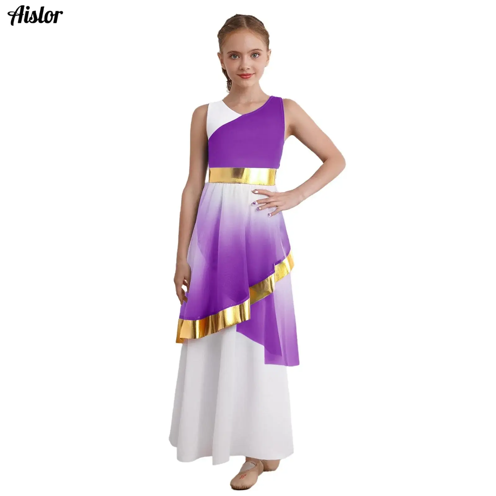 Детское платье для лирических танцев для девочек, градиентное цветное платье с v-образным вырезом, без рукавов, с металлической талией, асимметричное сетчатое многослойное платье
Детское платье для лирических танцев для девочек, градиентное цветное платье с v-образным вырезом, без рукавов, с металлической талией, асимметричное сетчатое многослойное платье