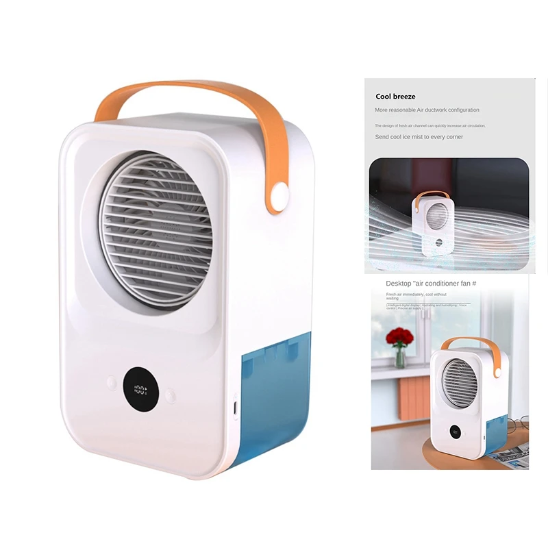 Portable Air Cooler Fan USB Mini Air Conditioner Humidifier Digital Display Electric Fan For Office Home
Portable Air Cooler Fan USB Mini Air Conditioner Humidifier Digital Display Electric Fan For Office Home