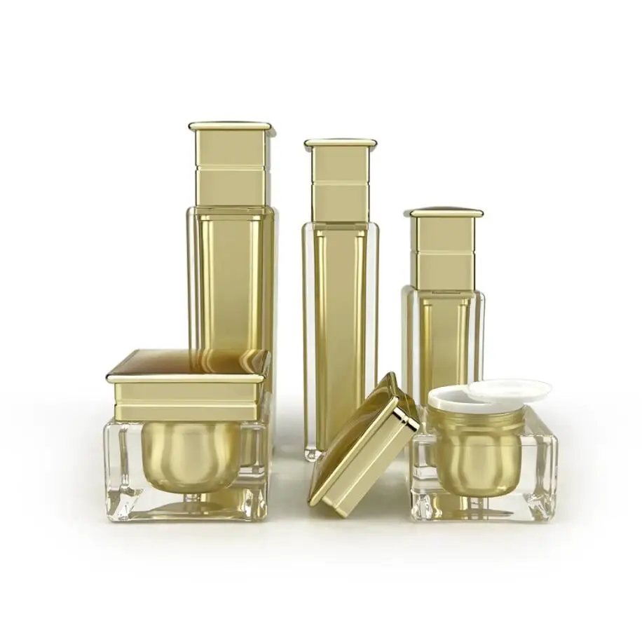 15G-120ML square shape gold acrylic cream jar essence/gel/day night cream/eye serum/moisturizer whitening cosmetic packing
15G-120ML square shape gold acrylic cream jar essence/gel/day night cream/eye serum/moisturizer whitening cosmetic packing