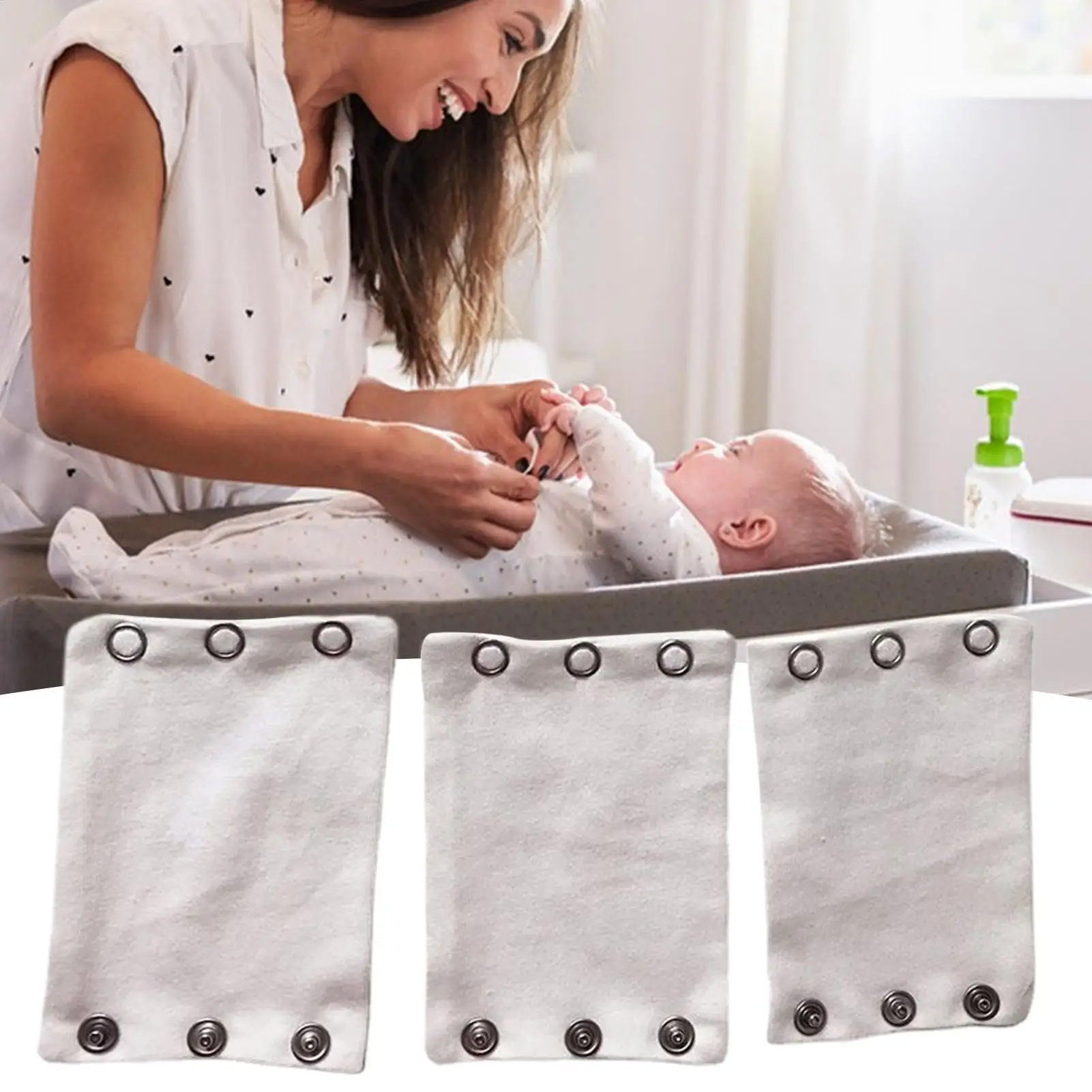 Baby Onesie Extender 6-Piece Reusable Romper Extender For Babies Clothing Thermal Extension Sheet For Boys Girls Nursery Daily
Baby Onesie Extender 6-Piece Reusable Romper Extender For Babies Clothing Thermal Extension Sheet For Boys Girls Nursery Daily