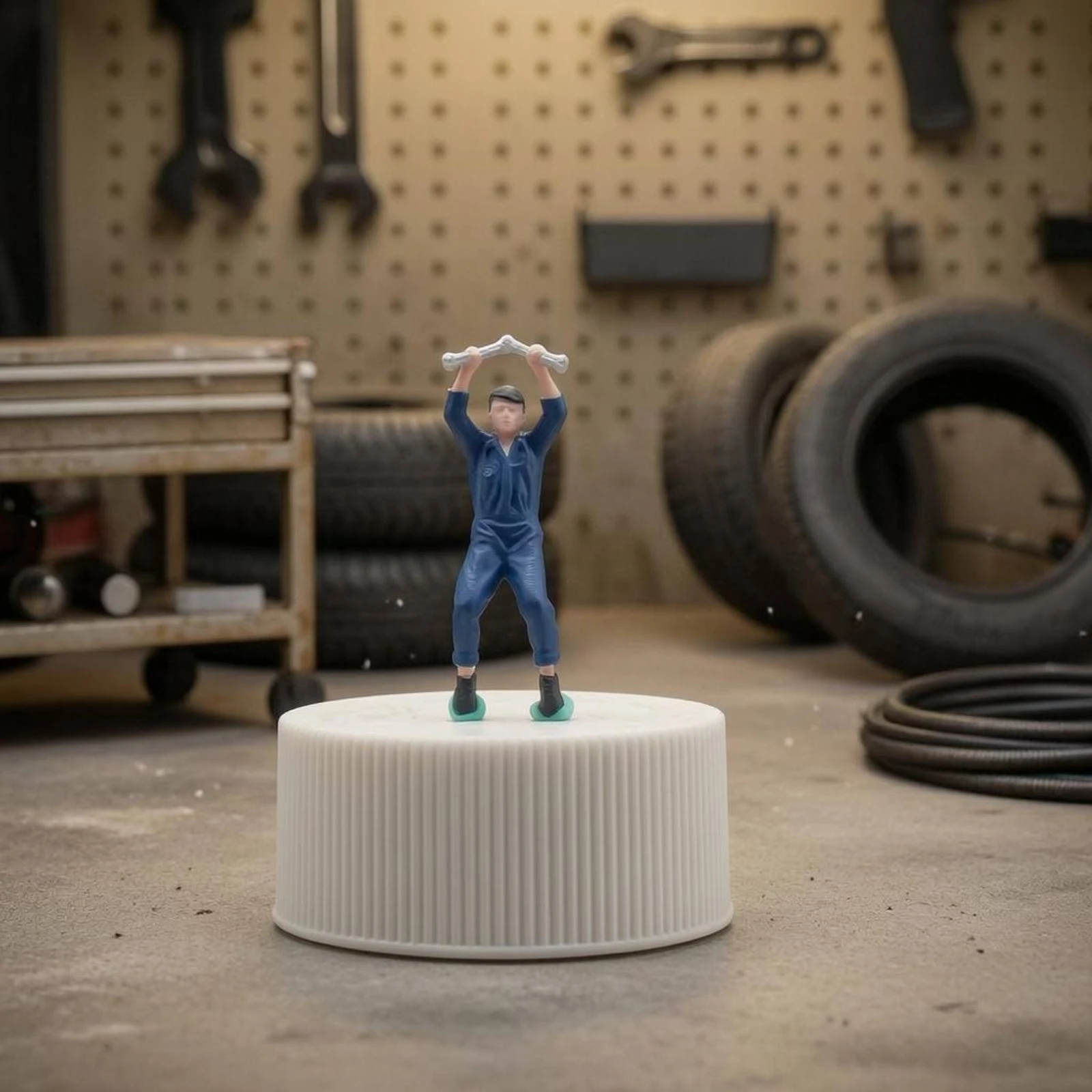 Painted Mechanic Figurine Detailed Facial Paint Standing Human Figurine for Model Scenes
Painted Mechanic Figurine Detailed Facial Paint Standing Human Figurine for Model Scenes