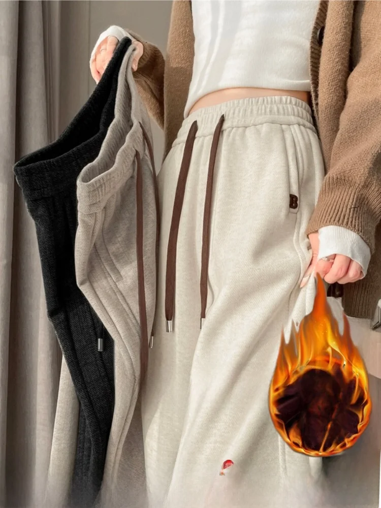 High Waist Wide Leg Pants Women's Winter Casual Fce Lined Slim Fit Straight Cut Trousers Commute Sle Korean Faion
High Waist Wide Leg Pants Women's Winter Casual Fce Lined Slim Fit Straight Cut Trousers Commute Sle Korean Faion