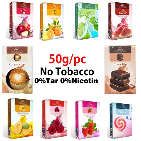 50g / Pc Hookah Shisha Fruit Molasses Flavors, No Tobacco and Nicotine Free