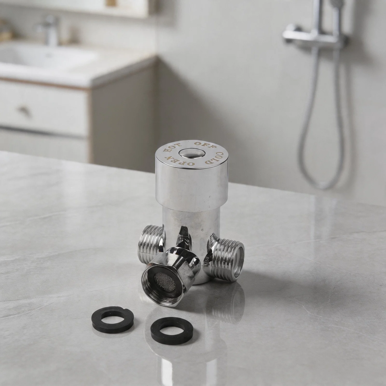 Hot Cold Water Mixing Valve Thermostatic Mixer Temperature Control Shower Faucet Kitchen Bathroom Faucet Valve Parts
Hot Cold Water Mixing Valve Thermostatic Mixer Temperature Control Shower Faucet Kitchen Bathroom Faucet Valve Parts