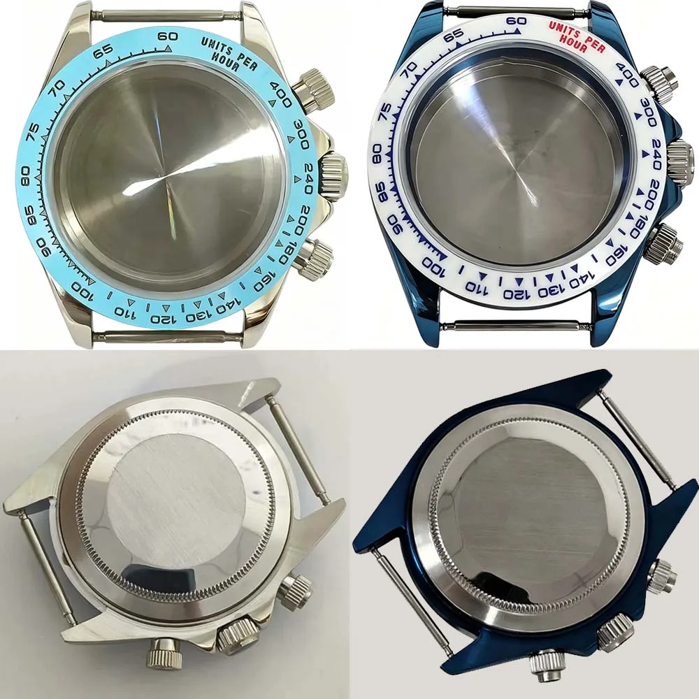 39mm Blue Watch Case for VK63 Quartz Movement 316L Stainless Steel Fit 29.5mm Dial Case Sapphire Glass Shell Watch Repair Parts
39mm Blue Watch Case for VK63 Quartz Movement 316L Stainless Steel Fit 29.5mm Dial Case Sapphire Glass Shell Watch Repair Parts