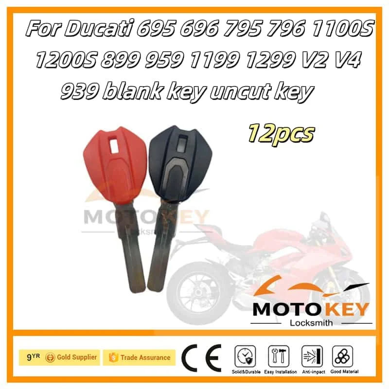 12 шт. для Dicati 695 696 795 796 1100S 1200s 899 959 1199 1299 v2 v4 939 пустой ключ для мотоцикла, замена необрезанных ключей
12 шт. для Dicati 695 696 795 796 1100S 1200s 899 959 1199 1299 v2 v4 939 пустой ключ для мотоцикла, замена необрезанных ключей