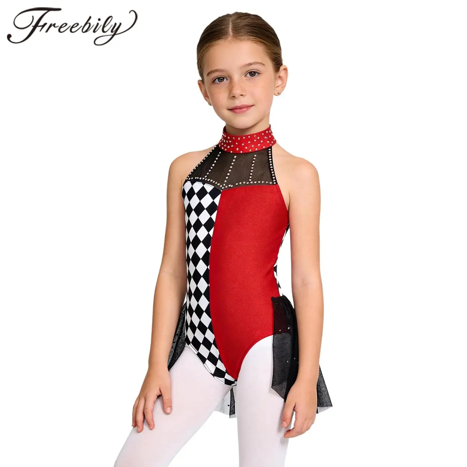 Комбинезон циркового клоуна для девочек, блестящий балетный танцевальный купальник, платье для гимнастики, современные танцевальные наряды, костюм для выступлений
Комбинезон циркового клоуна для девочек, блестящий балетный танцевальный купальник, платье для гимнастики, современные танцевальные наряды, костюм для выступлений