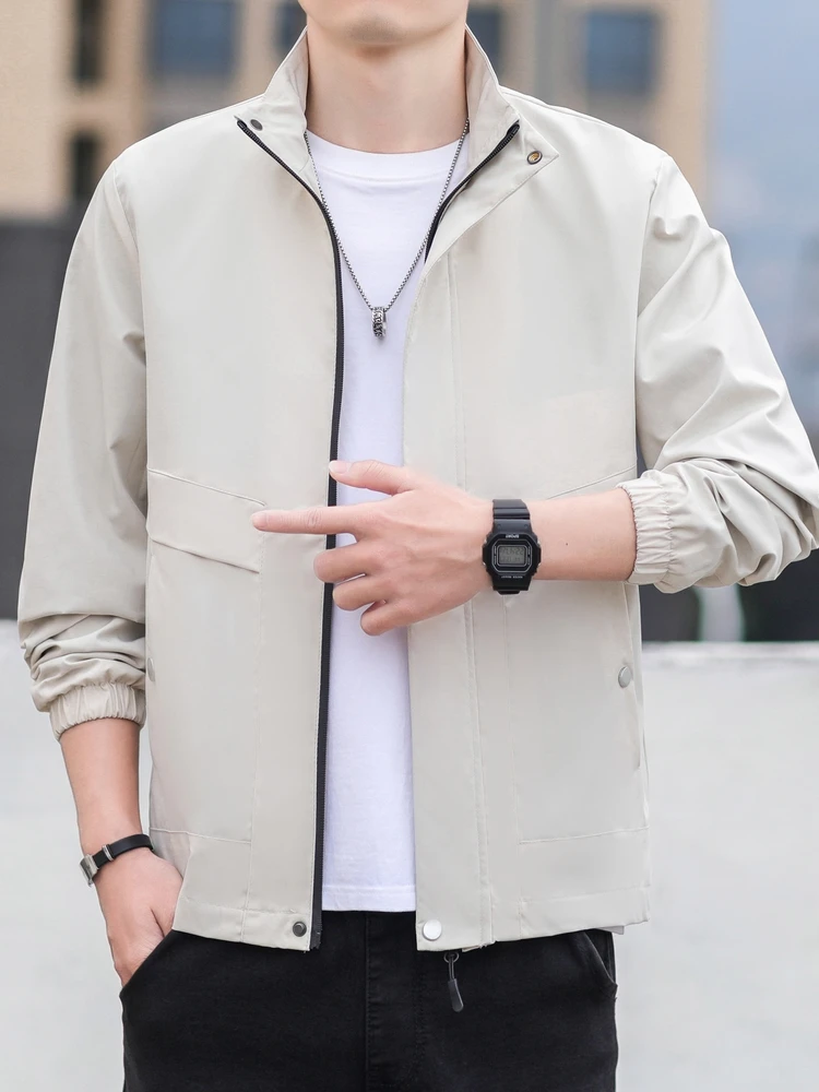 Spring Autumn Winter New Men's Jaet Outdoor Sports Loose Casual Color Stand Collar Top Open Cardigan Outerwear
Spring Autumn Winter New Men's Jaet Outdoor Sports Loose Casual Color Stand Collar Top Open Cardigan Outerwear