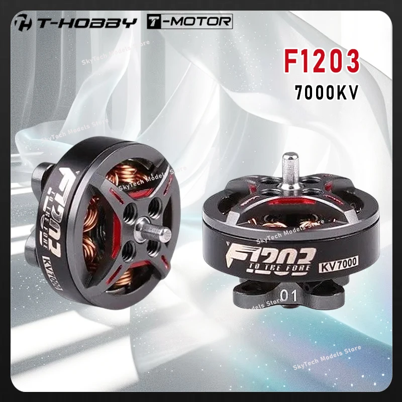 T-MOTOR T-HOBBY F1203 7000KV 2-3S Lipo Ultralight Brushless Motor, 1.5mm Shaft, Perfect for 2/2.5/3 Inch High Speed RC Model
T-MOTOR T-HOBBY F1203 7000KV 2-3S Lipo Ultralight Brushless Motor, 1.5mm Shaft, Perfect for 2/2.5/3 Inch High Speed RC Model