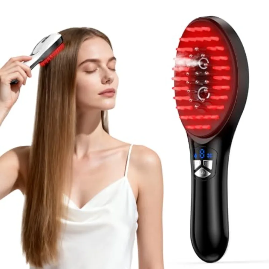 6-in-1 Rechargeable Scalp Massager Oil Applicator Nano Mist Electric Scalp Brush for Home Spa Effortless Detangling and Relaxat
6-in-1 Rechargeable Scalp Massager Oil Applicator Nano Mist Electric Scalp Brush for Home Spa Effortless Detangling and Relaxat
