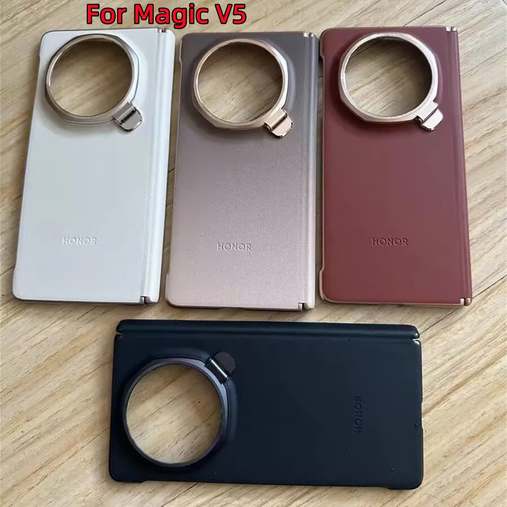 Роскошный деловой чехол-кронштейн для Honor Magic V5 5G, кожаный чехол-подставка премиум-класса для Magic V5, противоударный тонкий чехол с подставкой 
Роскошный деловой чехол-кронштейн для Honor Magic V5 5G, кожаный чехол-подставка премиум-класса для Magic V5, противоударный тонкий чехол с подставкой