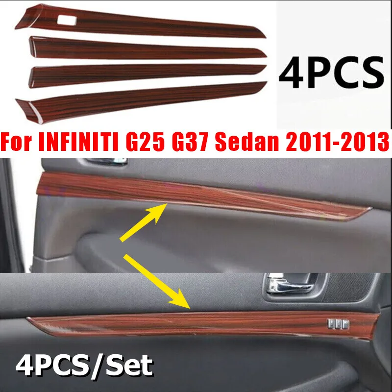 Для Infiniti G25 G35 G37 2007-13 внутренняя дверная панель с деревянным зерном, накладка на крышку
Для Infiniti G25 G35 G37 2007-13 внутренняя дверная панель с деревянным зерном, накладка на крышку
