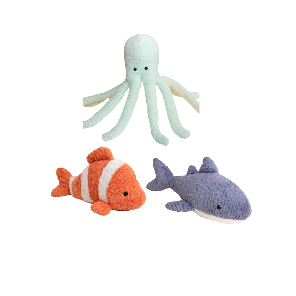 Kawaii Marine Animal Stuffed Octopus Plush Toys Fun Nemo Clown Fish Soft Dolls Blue Shark Plush Toy Fluffy Green Turtle Lobster
Kawaii Marine Animal Stuffed Octopus Plush Toys Fun Nemo Clown Fish Soft Dolls Blue Shark Plush Toy Fluffy Green Turtle Lobster