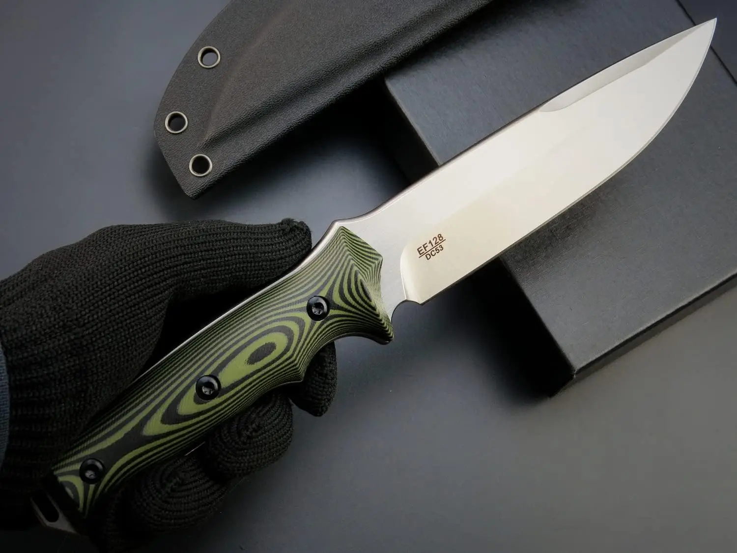 Eafengrow EF128 Fixed Straight Knives DC53 Steel Blade G10 Handle Full Tang Fixed Blade Knife for Working Camping Hunting
Eafengrow EF128 Fixed Straight Knives DC53 Steel Blade G10 Handle Full Tang Fixed Blade Knife for Working Camping Hunting