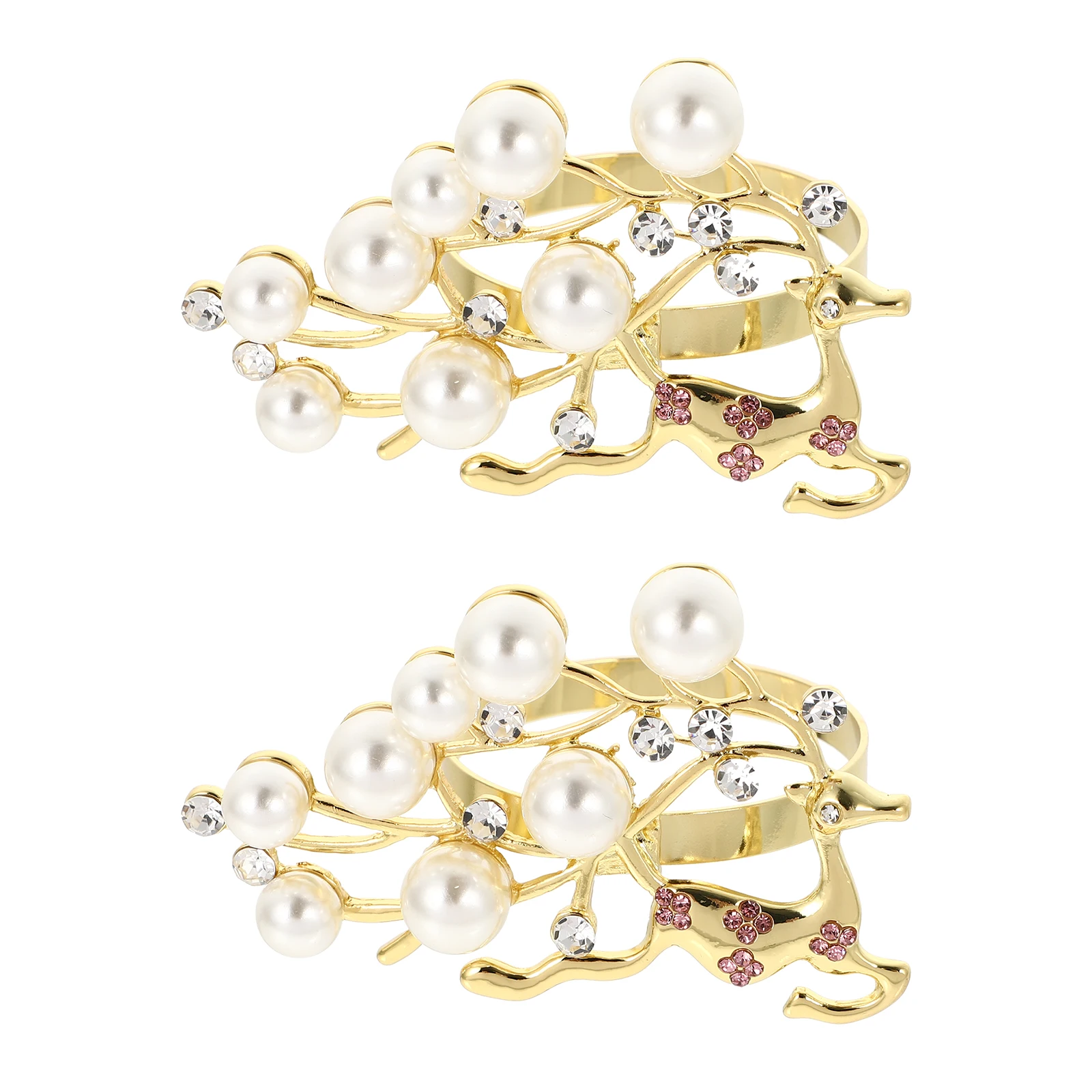 2Pcs Napkin Elegant Pearl Zinc Alloy Christmas Table Christmas Napkin Holders Decor Supplies Wedding Party Holder
2Pcs Napkin Elegant Pearl Zinc Alloy Christmas Table Christmas Napkin Holders Decor Supplies Wedding Party Holder