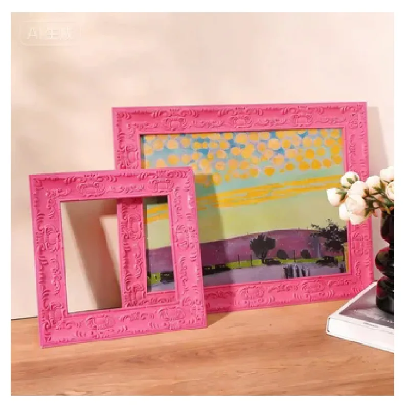 Solid Wood French American Vintage Pink 5cm Vintage Carved Puzzle Oil Painting Photo Frame Picture Frame
Solid Wood French American Vintage Pink 5cm Vintage Carved Puzzle Oil Painting Photo Frame Picture Frame