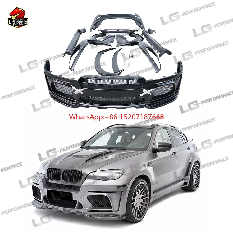 FRP EVO Style Bodykit For Bmw X6 E71 Body Kit with front Bumper rear Bumper Side Skirts Fenders
FRP EVO Style Bodykit For Bmw X6 E71 Body Kit with front Bumper rear Bumper Side Skirts Fenders