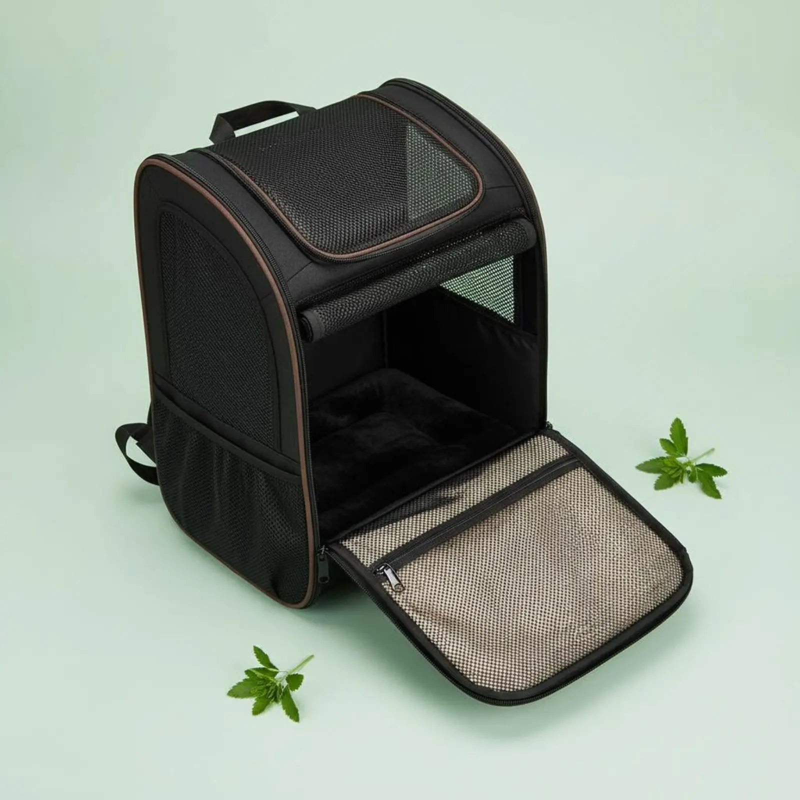 Foldable Cat Carrier Backpack Padded Support Support Breathable Mesh Pet Backpack for Small Dog Owners, Outdoor
Foldable Cat Carrier Backpack Padded Support Support Breathable Mesh Pet Backpack for Small Dog Owners, Outdoor