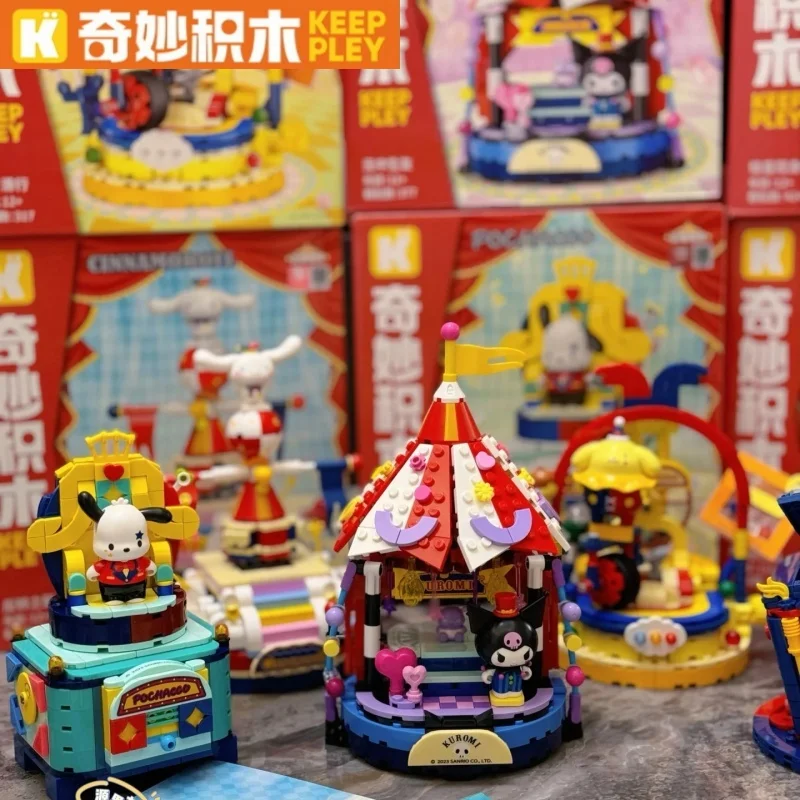 Hot Sanrio Keeppley Building Blocks Magic Circus Series Kuromi My Melody Hellokitty Puzzle Toy Desktop Ornaments Birthday Gifts
Hot Sanrio Keeppley Building Blocks Magic Circus Series Kuromi My Melody Hellokitty Puzzle Toy Desktop Ornaments Birthday Gifts