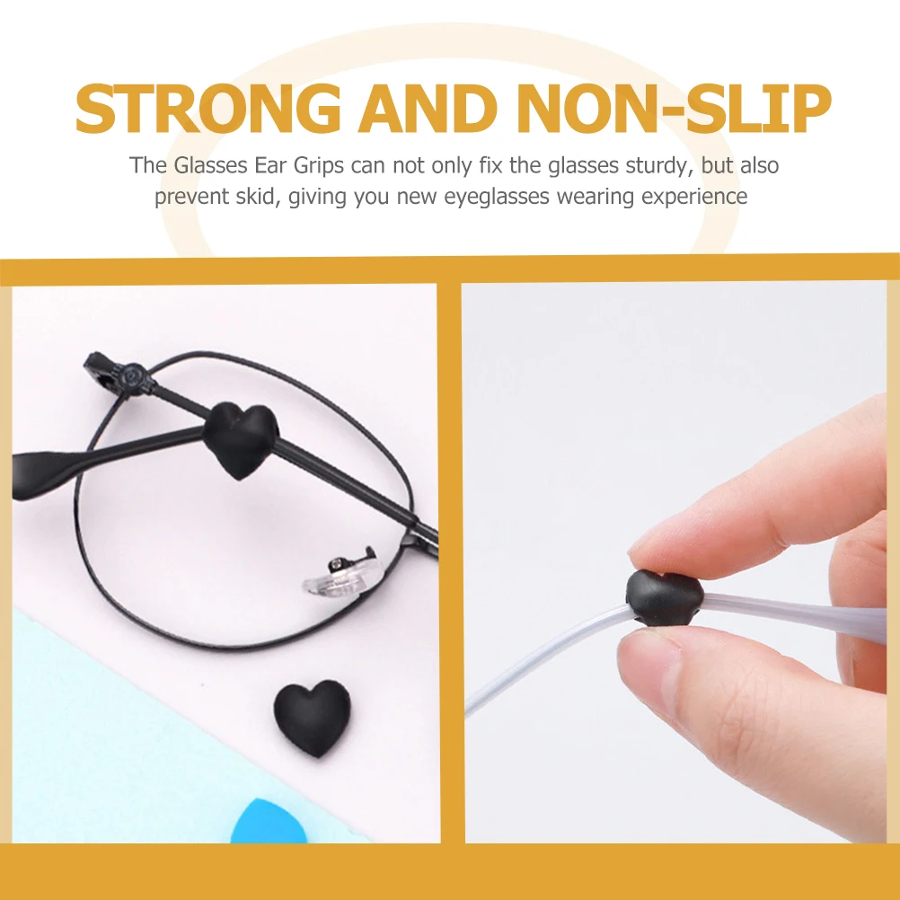 20Pairs Glasses Ear Grips Non-Slip Silicone Stoppers Comfortable Replaceable Eyeglass Retainer Anti Skid Sports Accessories
20Pairs Glasses Ear Grips Non-Slip Silicone Stoppers Comfortable Replaceable Eyeglass Retainer Anti Skid Sports Accessories