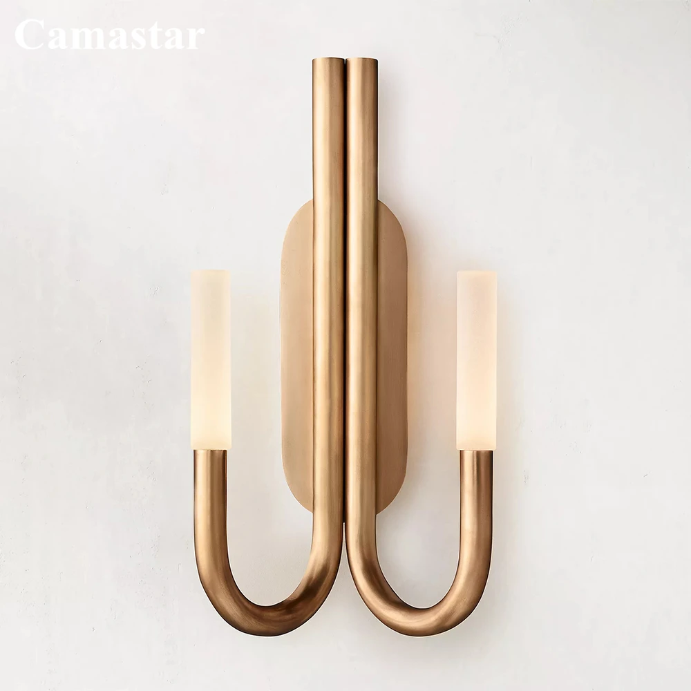 Rousseau Double Sconce Solid Brass LED Wall Lamps with Glass Shade Home Decoration Bathroom Sconce Lighting Bedroom Black Lustre
Rousseau Double Sconce Solid Brass LED Wall Lamps with Glass Shade Home Decoration Bathroom Sconce Lighting Bedroom Black Lustre