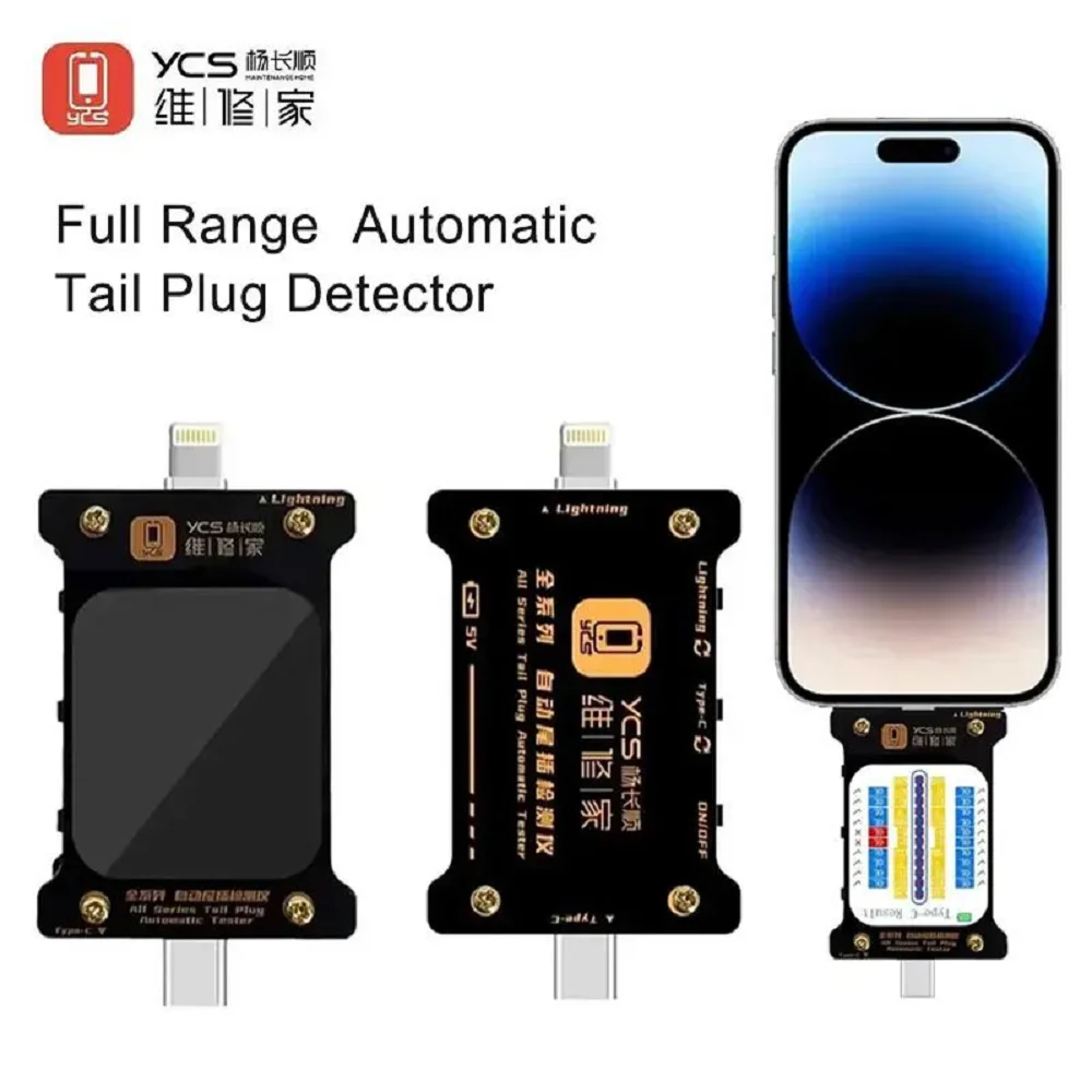 YCS Mobile Phone Repair Automatic Tail Plug Detector Full Range of Mobile Phone Models Display Screen Repair Tools
YCS Mobile Phone Repair Automatic Tail Plug Detector Full Range of Mobile Phone Models Display Screen Repair Tools