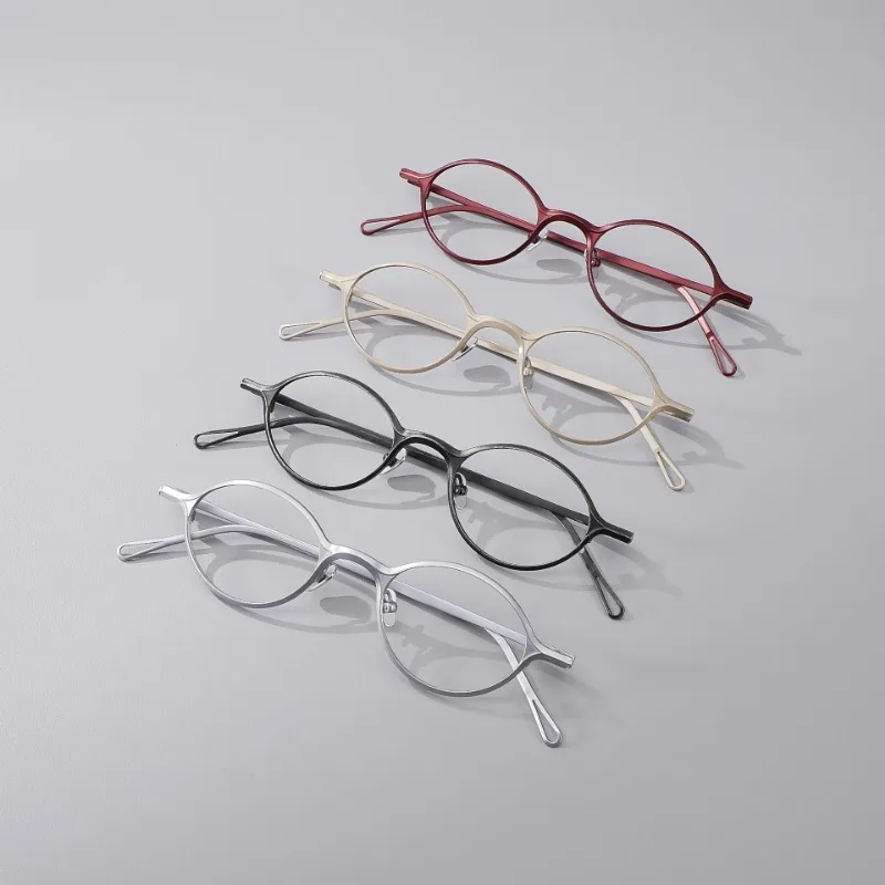 Titanium Ultra Light Vintage Glasses Frame for Men Optical Prescription Oval Eyeglasses Custom Lens Women Myopia Reading Eyewear
Titanium Ultra Light Vintage Glasses Frame for Men Optical Prescription Oval Eyeglasses Custom Lens Women Myopia Reading Eyewear