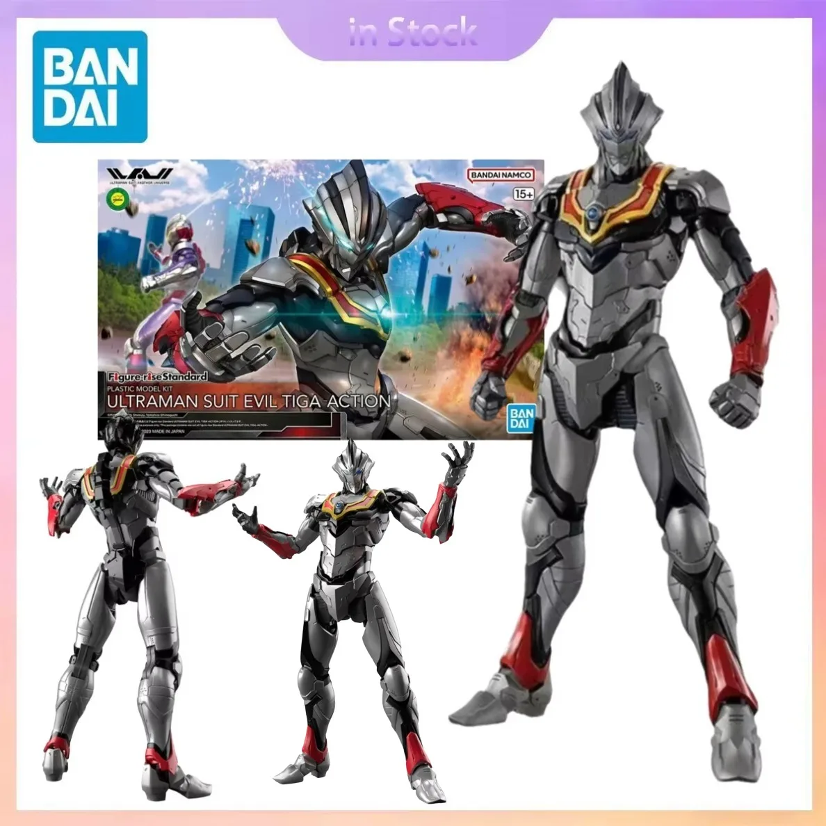 In Stock Original Bandai Genuine Figure-rise Standard Ultraman Suit Evil Tiga Anime Collection Action Figure Model Kits Toy Gift
In Stock Original Bandai Genuine Figure-rise Standard Ultraman Suit Evil Tiga Anime Collection Action Figure Model Kits Toy Gift