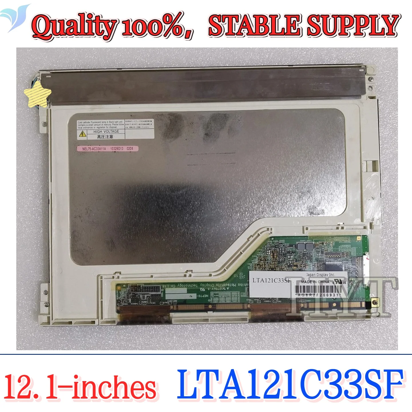 Original Lta121C33Sf, Applicable to 12.1-Inch 800*600 Lcd Panel Screen
Original Lta121C33Sf, Applicable to 12.1-Inch 800*600 Lcd Panel Screen