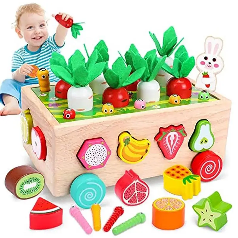 Shape Sorting Toy Farm Wooden Educational Carrot Game Pulling Out Matching Sorting Toy Toddler Puzzles Game Preschool Learning
Shape Sorting Toy Farm Wooden Educational Carrot Game Pulling Out Matching Sorting Toy Toddler Puzzles Game Preschool Learning