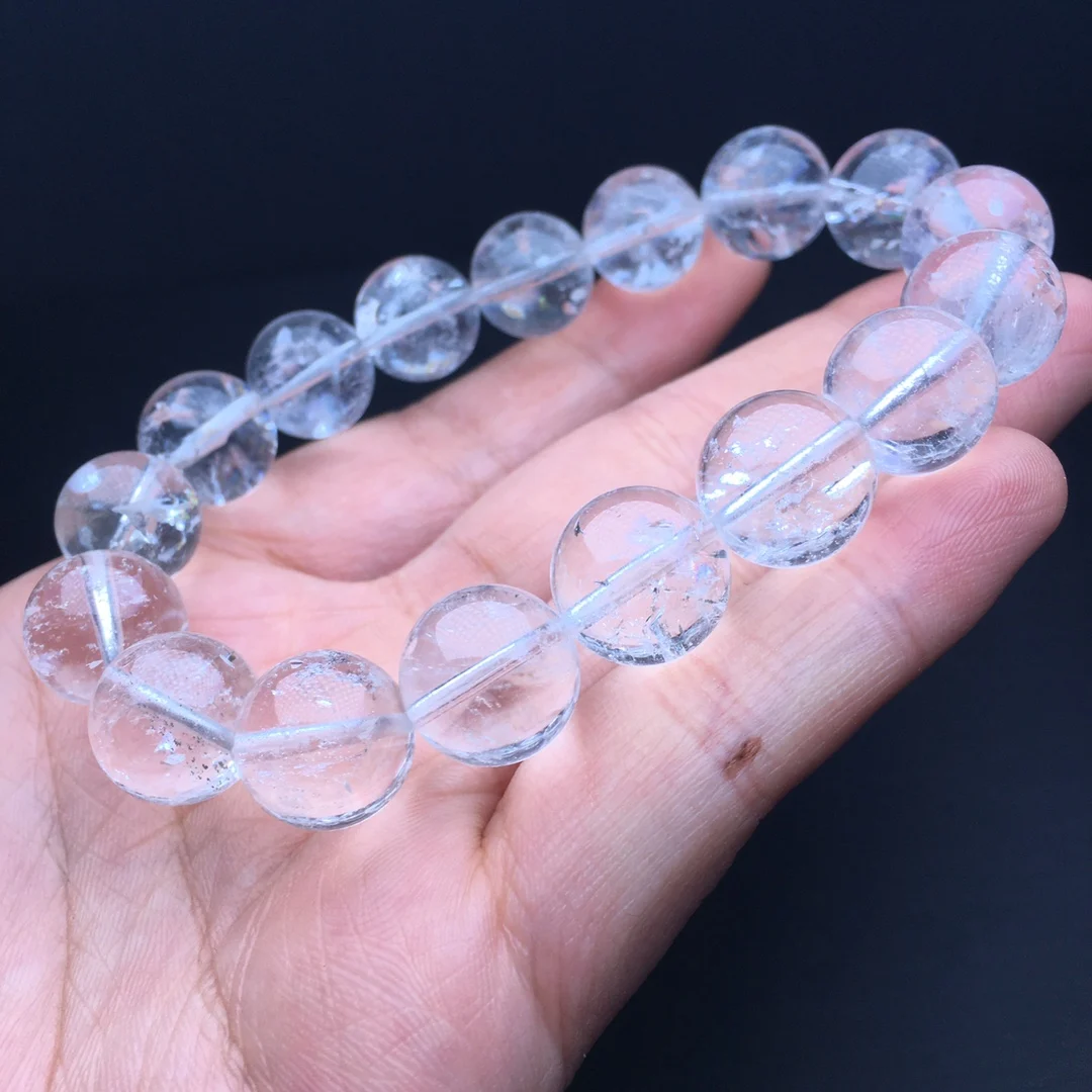 18MM Natural Clear Quartz Bracelet Handmade Crystal Quartz Jewelry Stretch Bangle Children Birthday Gift 1pcs
18MM Natural Clear Quartz Bracelet Handmade Crystal Quartz Jewelry Stretch Bangle Children Birthday Gift 1pcs