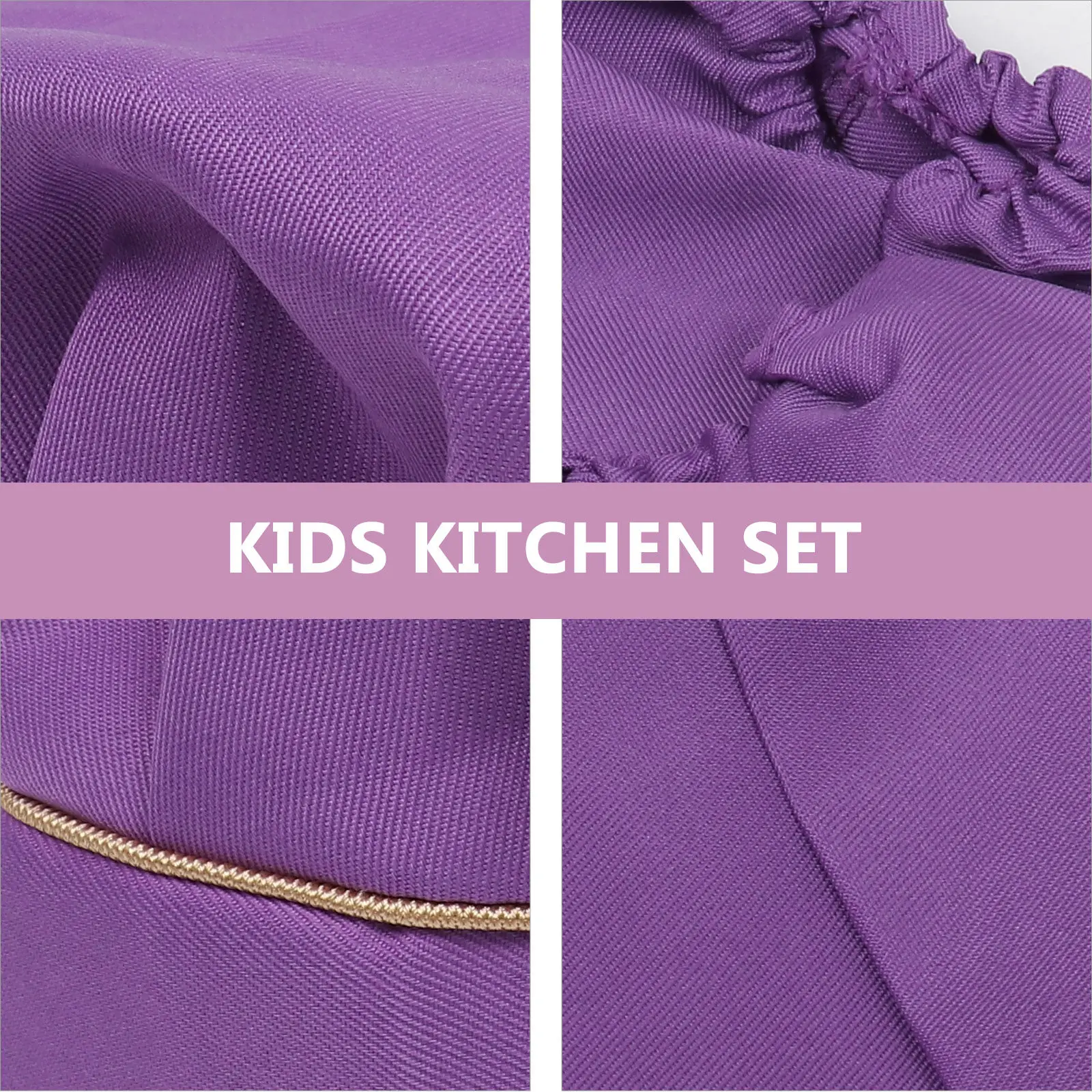 Детский поварской набор из 1 предмета: фиолетовый утолщенный фартук, шапка, рукава для приготовления пищи для детей 7-13 лет, для выпечки, рисования, декорирования, ролевых игр
Детский поварской набор из 1 предмета: фиолетовый утолщенный фартук, шапка, рукава для приготовления пищи для детей 7-13 лет, для выпечки, рисования, декорирования, ролевых игр