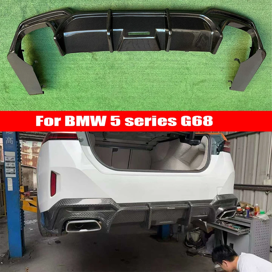 For BMW 5 series G68 g60 2024+ Carbon Fiber Back lip Car Rear Bumper Diffuser Rear Splitters Spoiler Back lip upgraded auto part
For BMW 5 series G68 g60 2024+ Carbon Fiber Back lip Car Rear Bumper Diffuser Rear Splitters Spoiler Back lip upgraded auto part