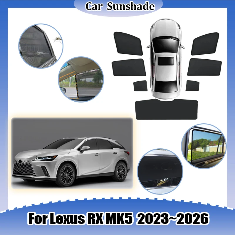 For Lexus RX 350 350h 2023 2024 2025 2026 Sun Visor Heat Insulation Side Window Mesh UV block Privacy Curtain Auto Accessories
For Lexus RX 350 350h 2023 2024 2025 2026 Sun Visor Heat Insulation Side Window Mesh UV block Privacy Curtain Auto Accessories